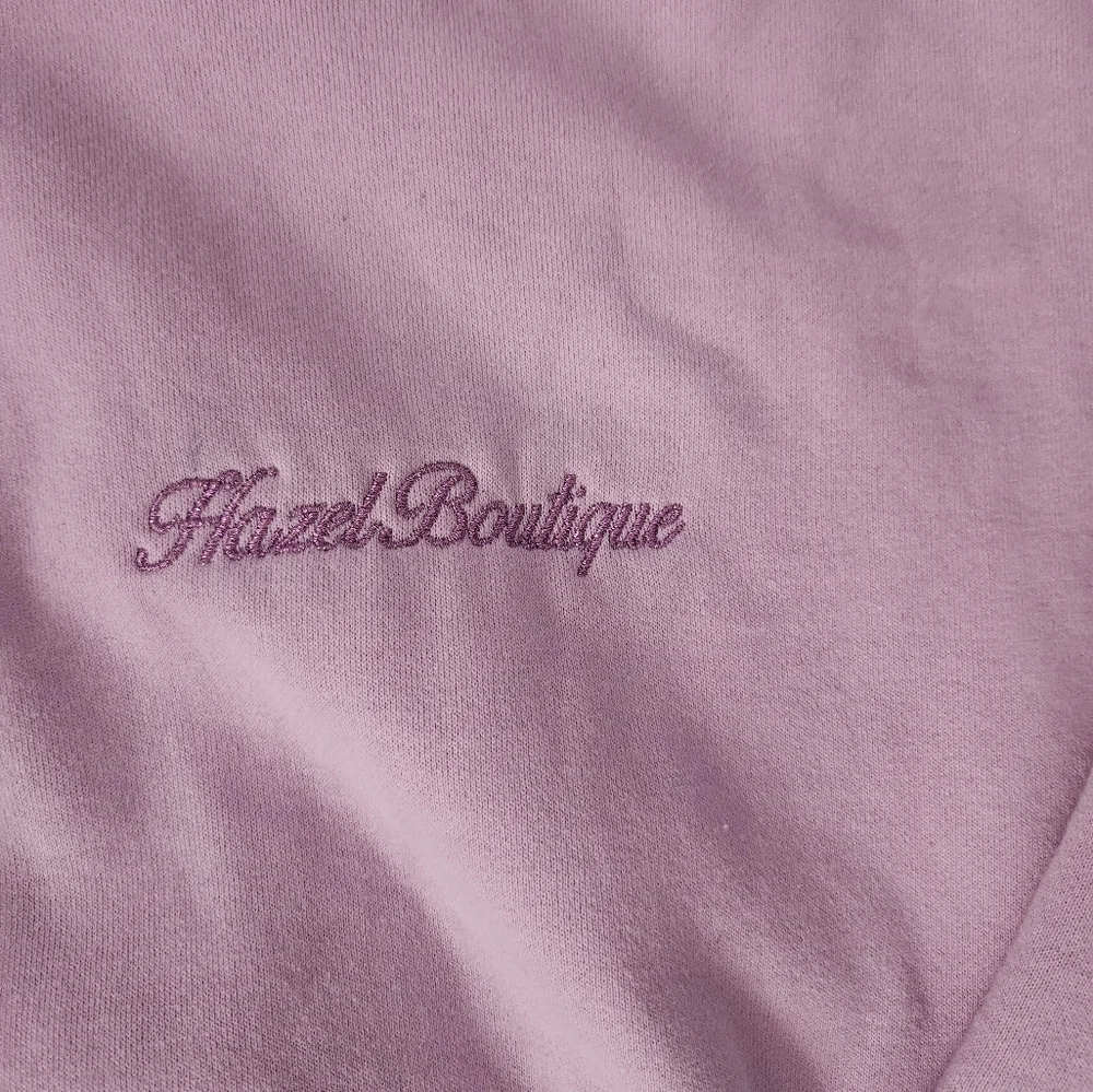 Hazel Darla Hoodie with Glitter Embroidery Logo - Picture 2 of 6